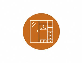 Spacious closets